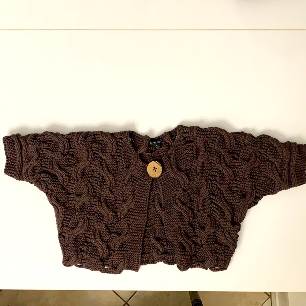 LaFayette 148 New York Cropped Knit Cardigan